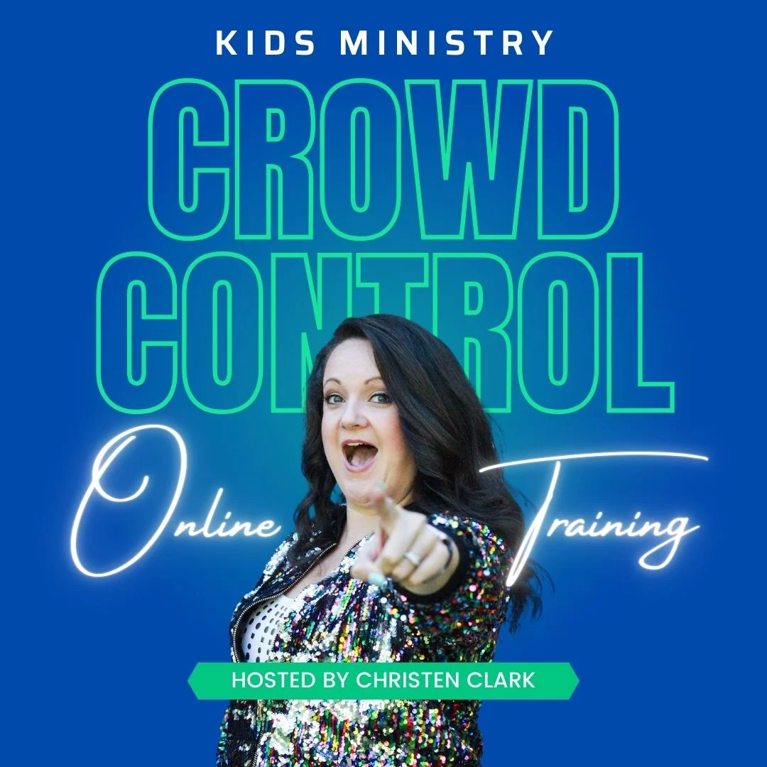 Crowd Control Webinar for Kids Ministry Leaders! Register Here